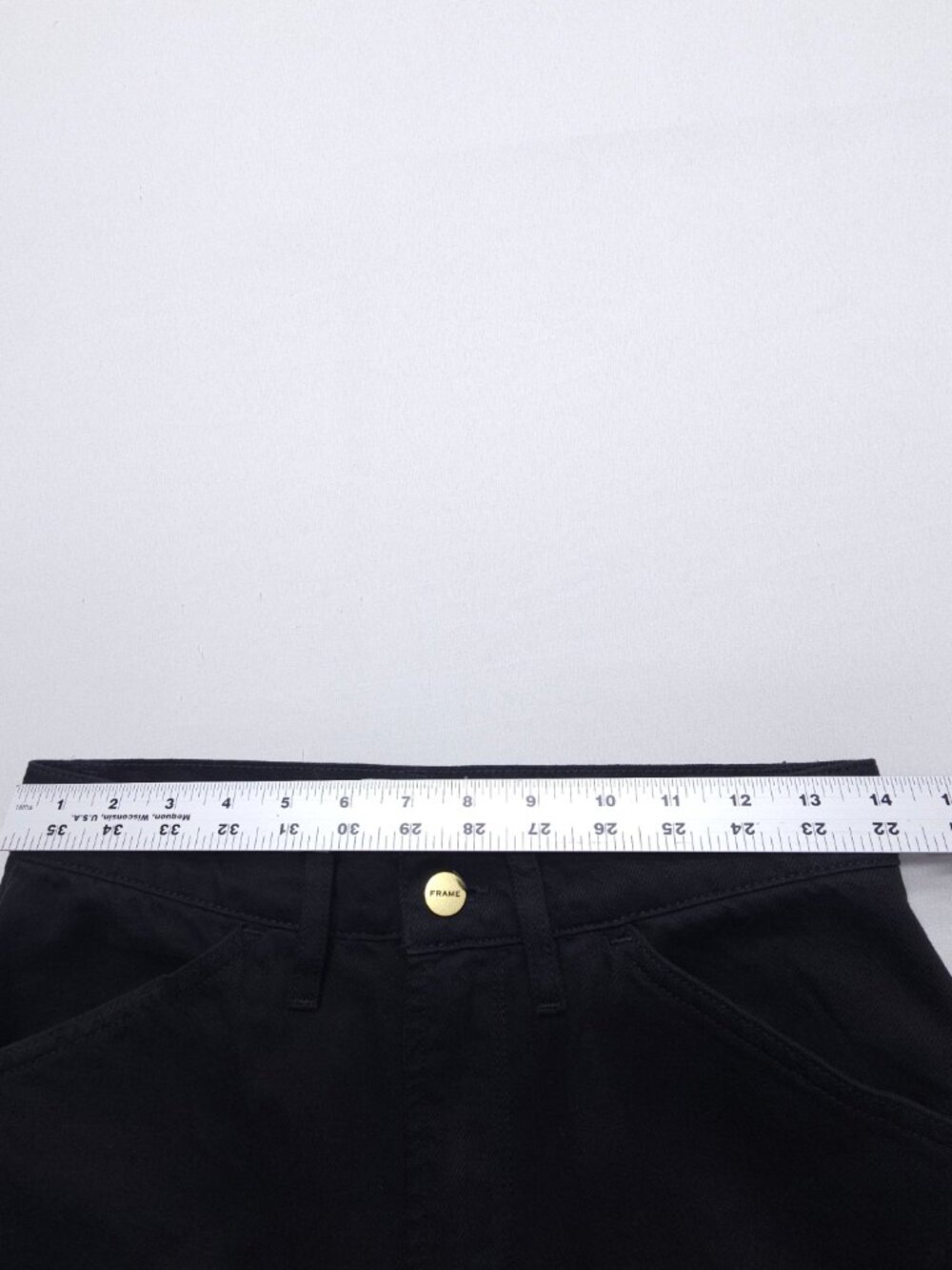 FRAME le baggy palazzo black jeans size 25 - Picture 5 of 10